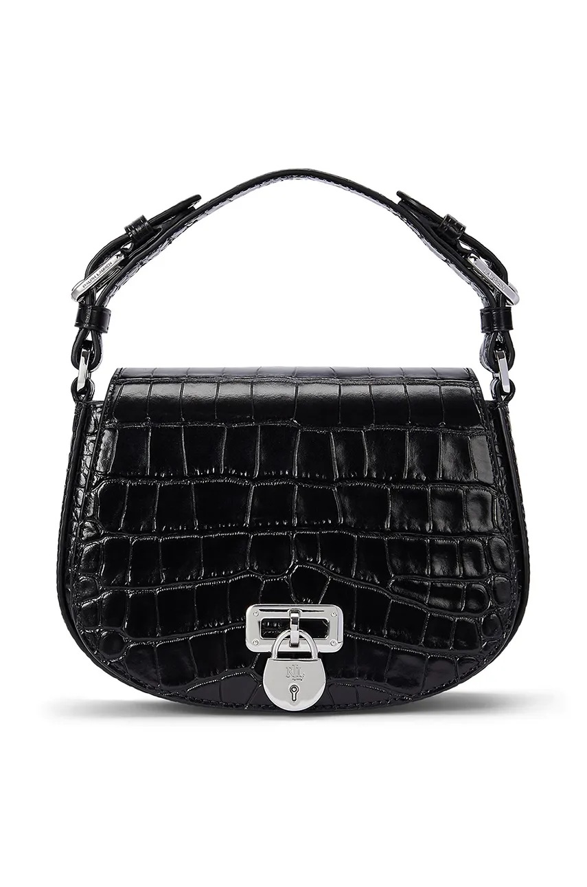 

Кожена чанта Lauren Ralph Lauren в черно 431942192, Черен