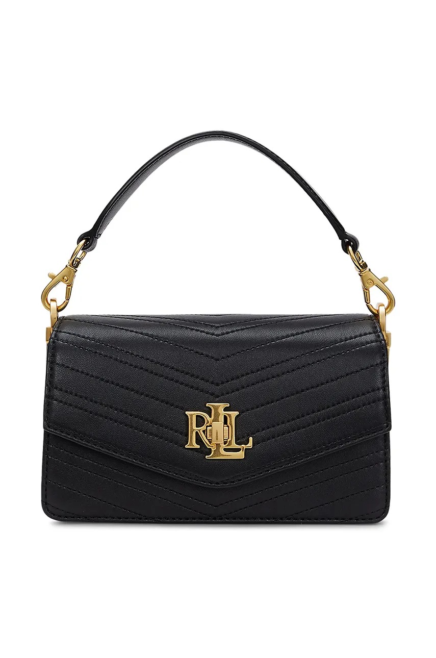 

Кожена чанта Lauren Ralph Lauren в черно 431950820, Черен