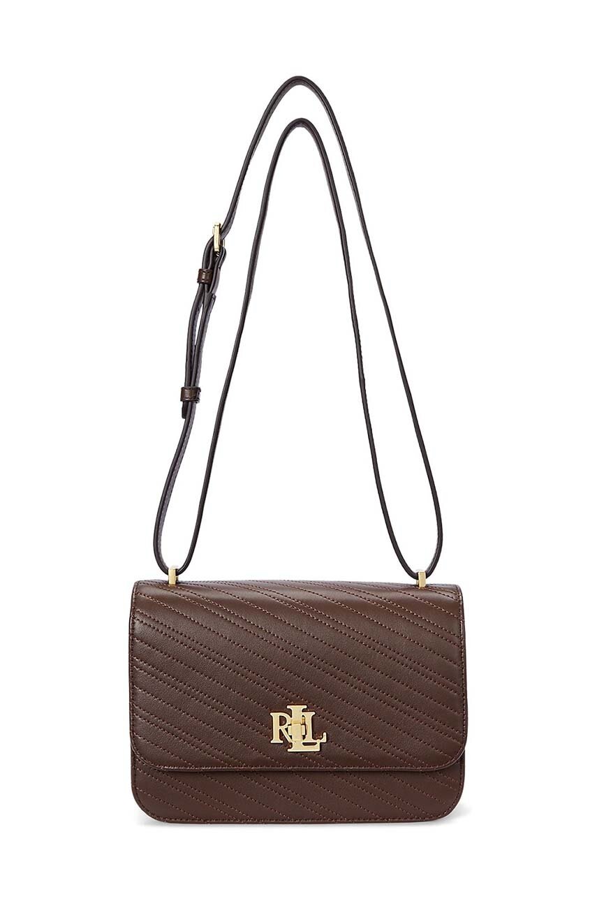 

Кожена чанта Lauren Ralph Lauren в кафяво 431950822, Кафяв