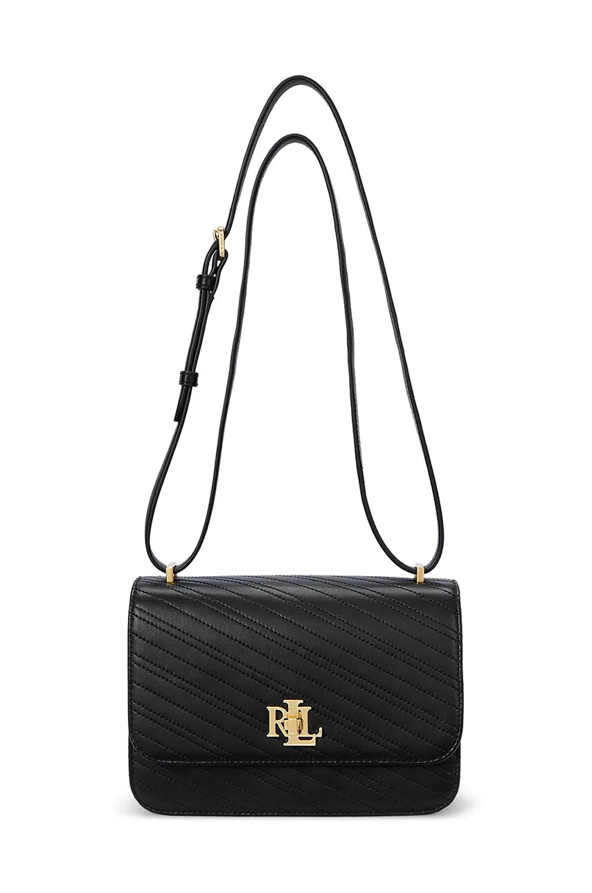 

Кожена чанта Lauren Ralph Lauren в черно 431950822, Черен
