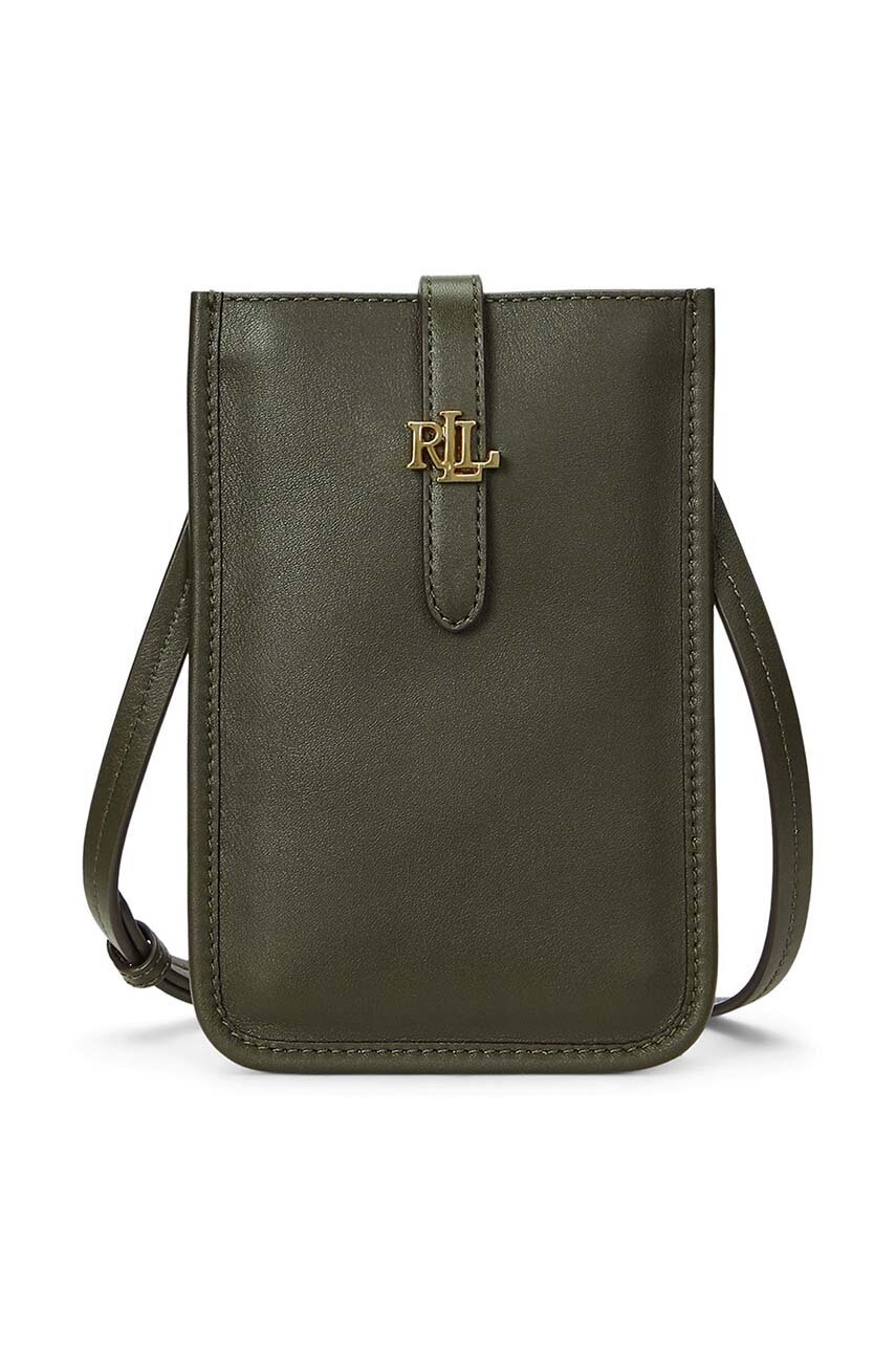 

Кожена чанта Lauren Ralph Lauren в зелено 432917825, Зелен