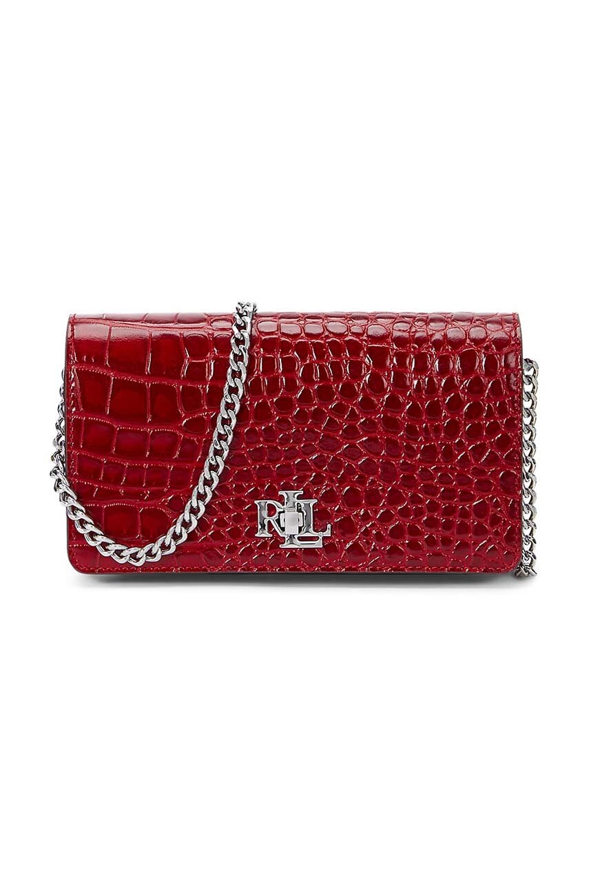 

Кожена чанта Lauren Ralph Lauren в червено 432951218, Червен