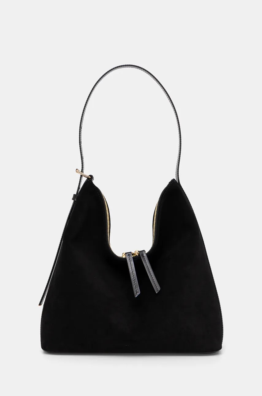 

Велурена чанта A.P.C. sac vera в черно PXCAL.F61902, Черен
