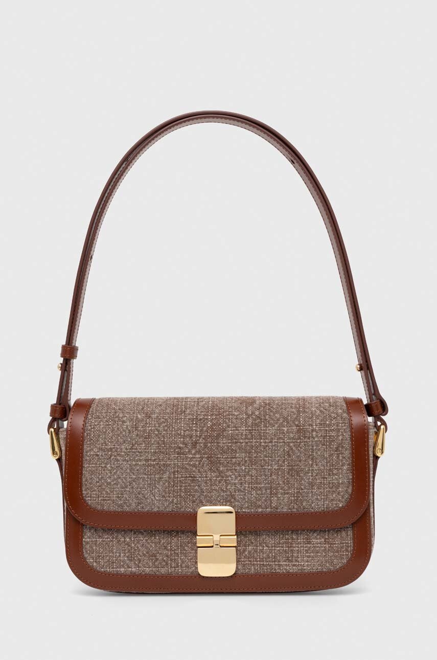 

Чанта A.P.C. sac grace baguette в кафяво VIALJ.F61615, Кафяв
