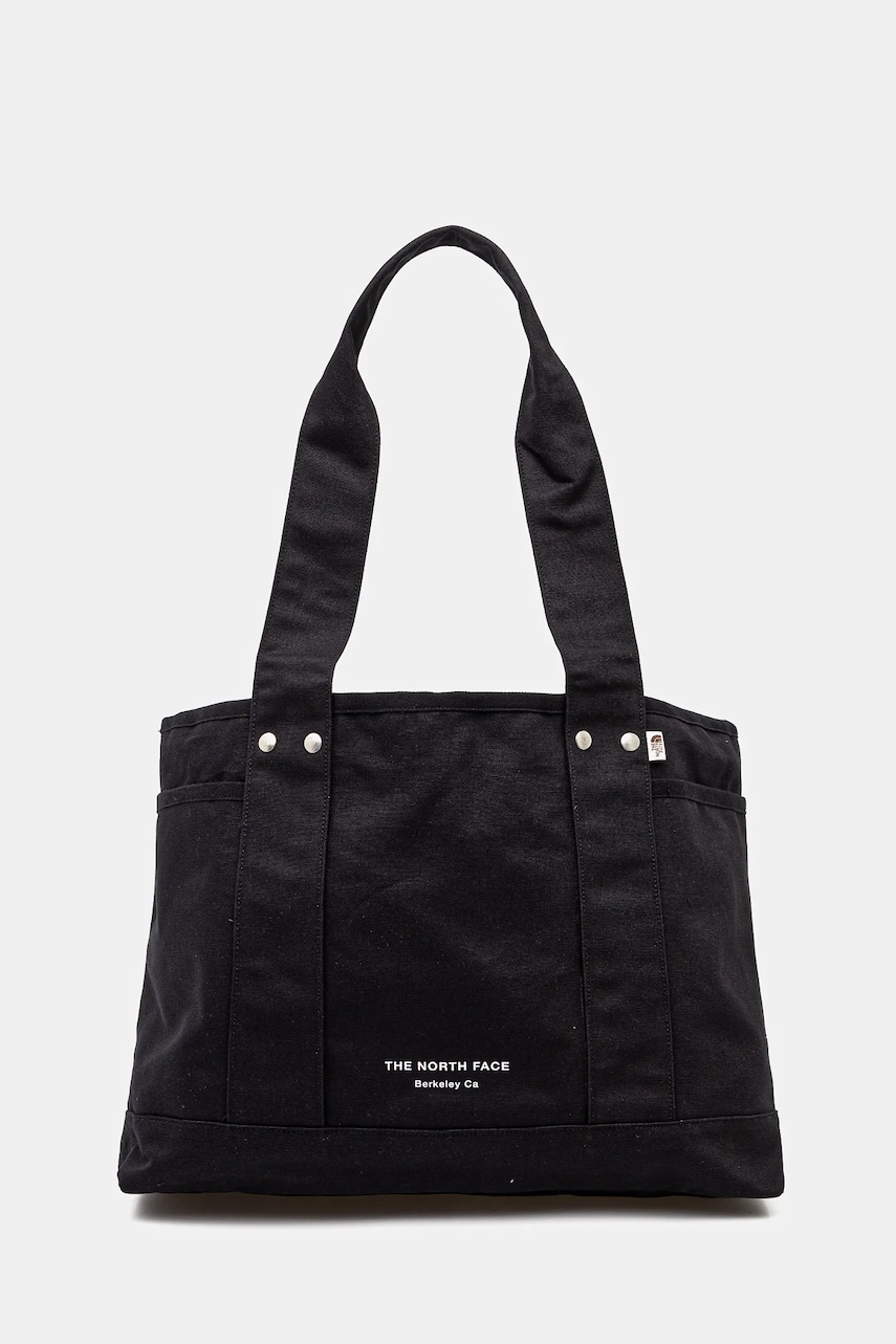 The North Face geanta de bumbac Circular culoarea negru, NF0A88TNJK31