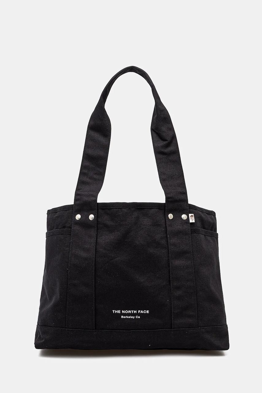The North Face geanta de bumbac Circular culoarea negru, NF0A88TNJK31