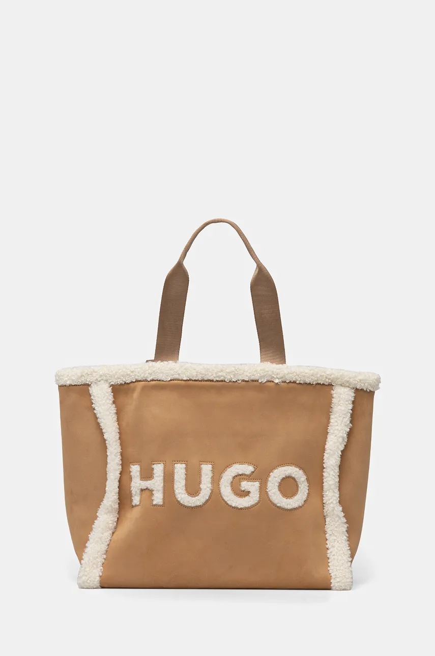 

Чанта HUGO в бежово 50529375, Бежов
