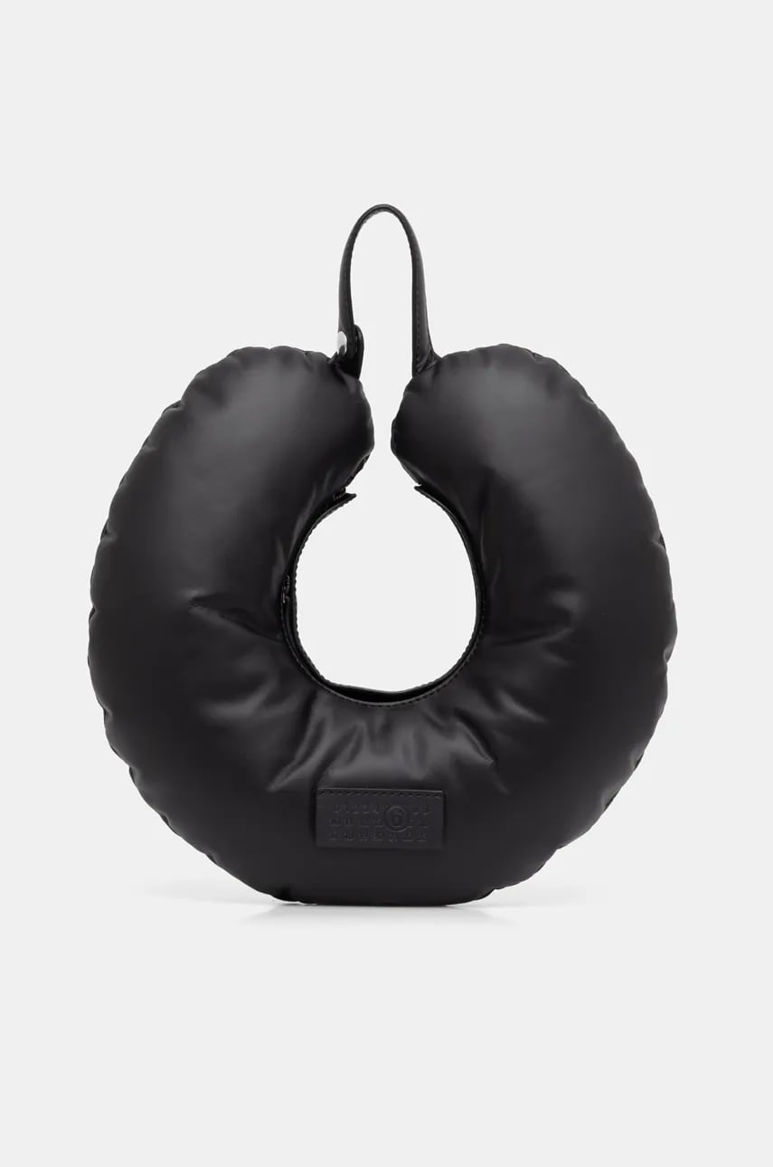 MM6 Maison Margiela poseta de piele culoarea negru, SB6WD0034.P7179 MM6 Maison Margiela poseta de piele culoarea negru, SB6WD0034.P7179