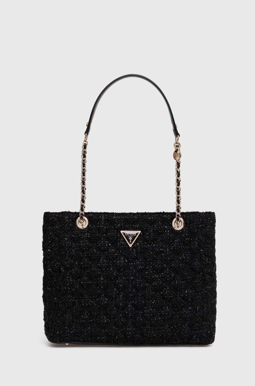 

Чанта Guess в черно, Черен