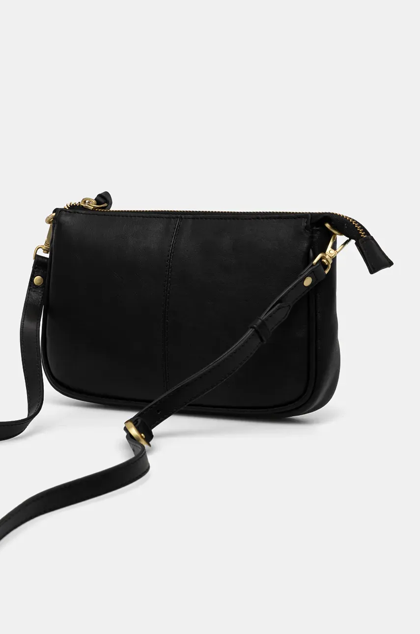 Кожаная сумочка Pepe Jeans EDEN MAOS цвет чёрный PL031567 Кожаная сумочка Pepe Jeans EDEN MAOS цвет чёрный PL031567