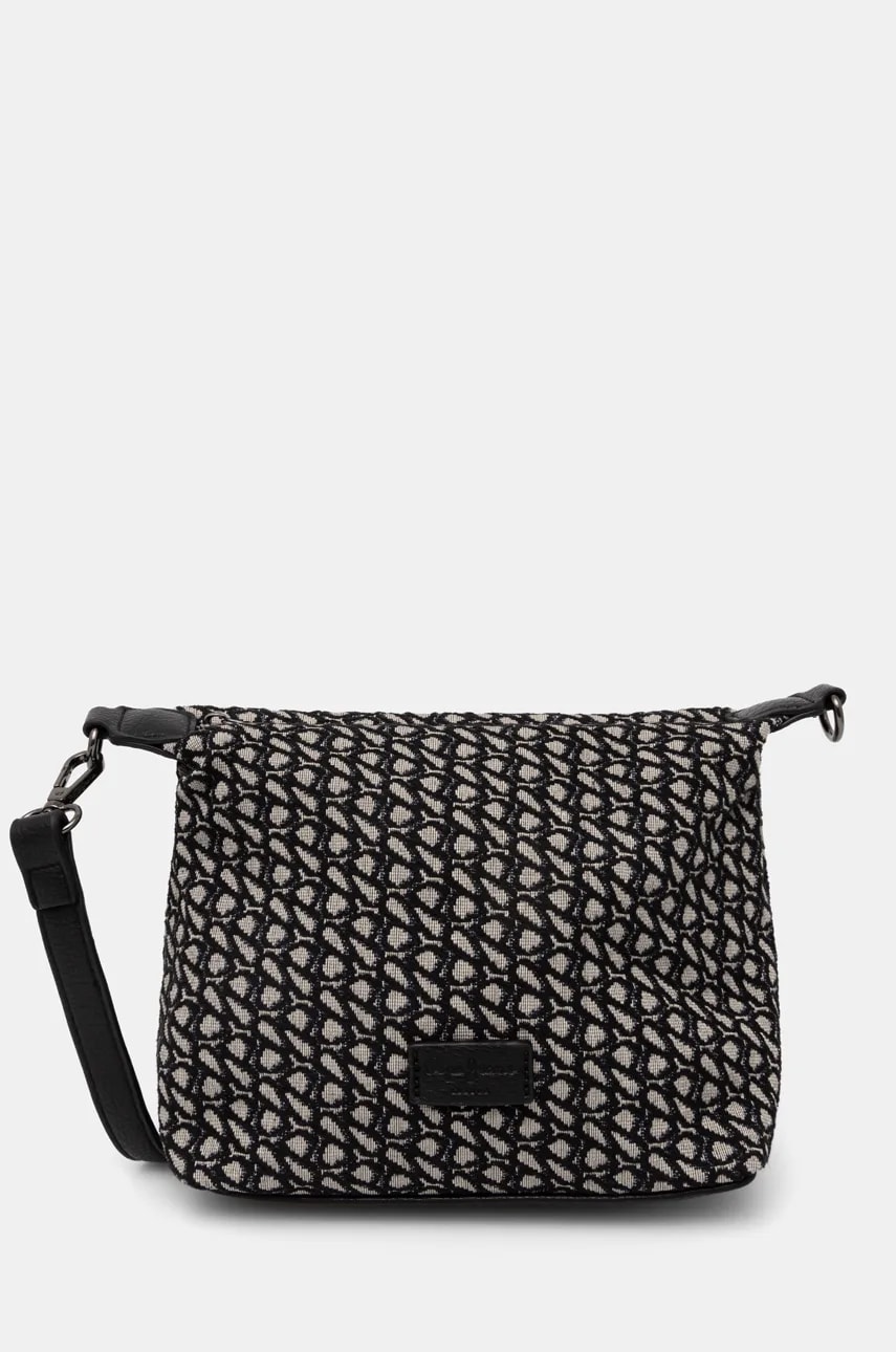 Pepe Jeans poseta INGRID JACQUARD culoarea negru, PL031573 Pepe Jeans poseta INGRID JACQUARD culoarea negru, PL031573