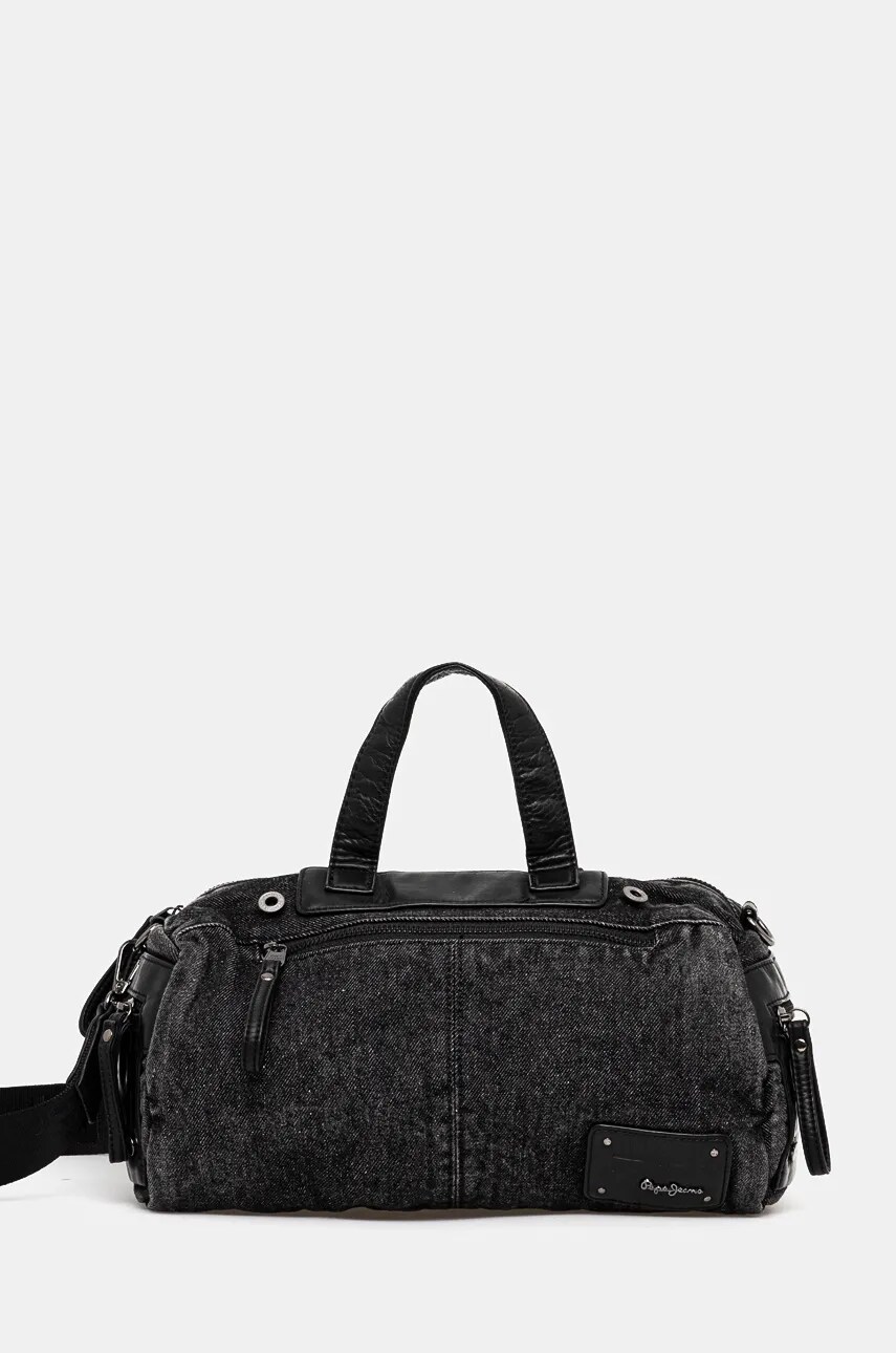 Levně Kabelka Pepe Jeans STELLA ROCKSTAR černá barva, PL031581