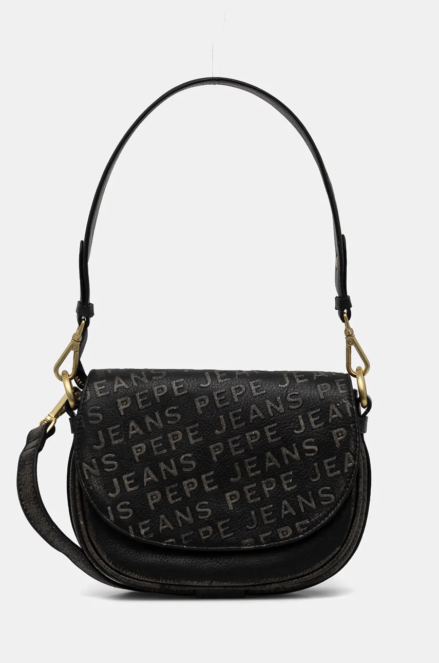 Pepe Jeans poseta de piele CRISHA MAOS culoarea gri, PL031592