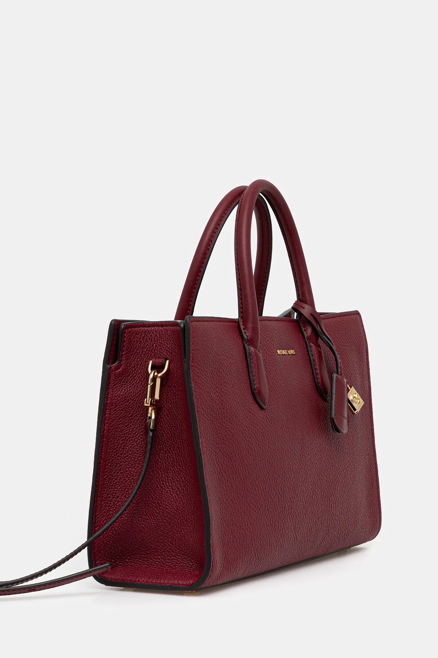 Кожаная сумочка MICHAEL Michael Kors цвет зелёный 30F4GETS2L