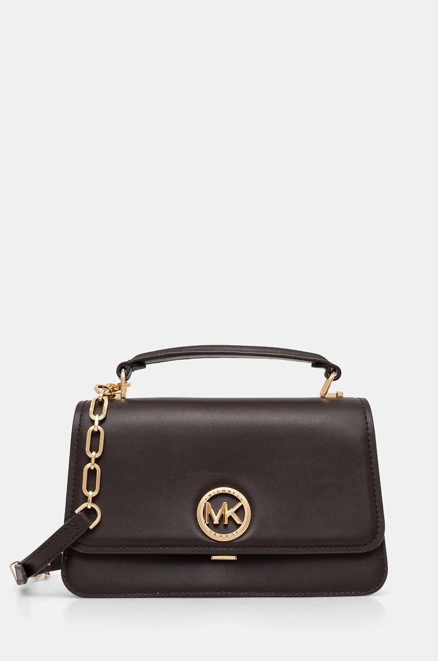 

Кожена чанта MICHAEL Michael Kors в кафяво 30T4GD8S6L, Кафяв