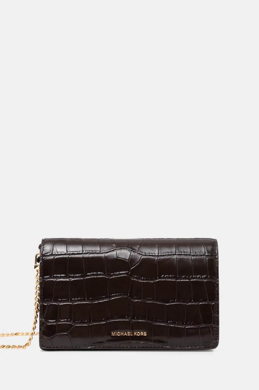 

Кожена чанта MICHAEL Michael Kors в кафяво 32F4GJ6C8E, Кафяв