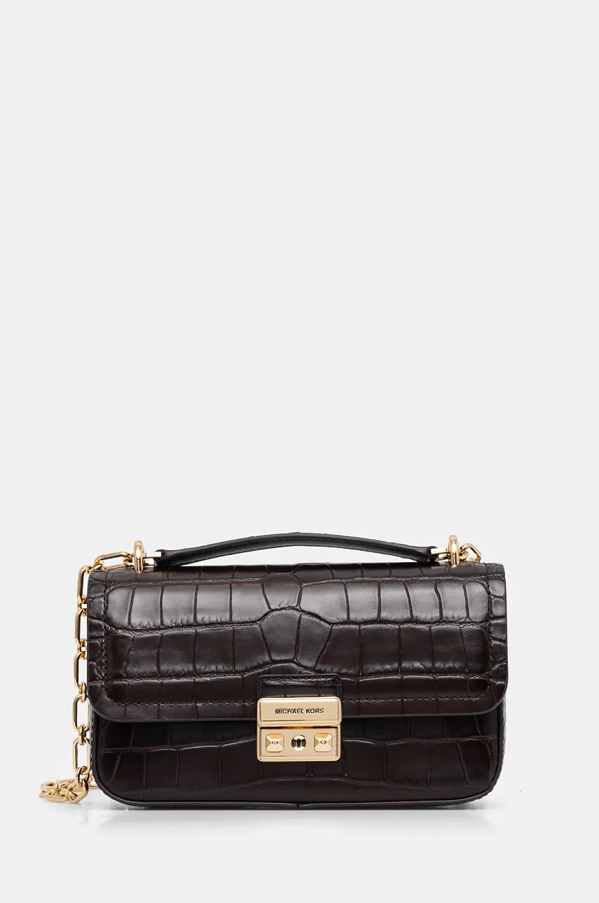 

Кожена чанта MICHAEL Michael Kors в кафяво 30F4G2RL5E, Кафяв