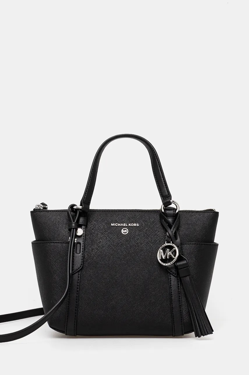 

Кожена чанта MICHAEL Michael Kors в черно 30T0SNXT1L, Черен