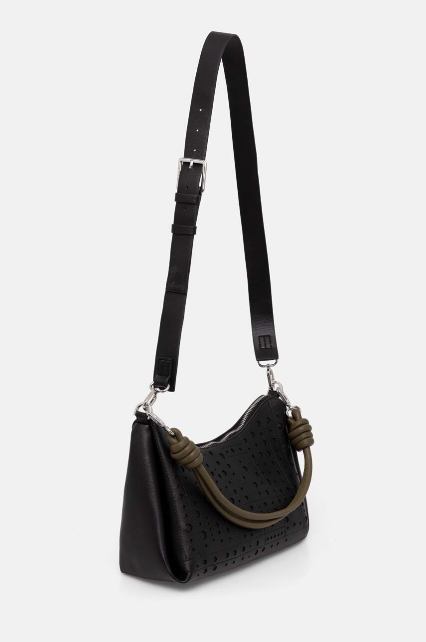 Τσάντα Desigual BLOOMER MAYARI χρώμα: μαύρο, 24WAXPAB φωτογραφία