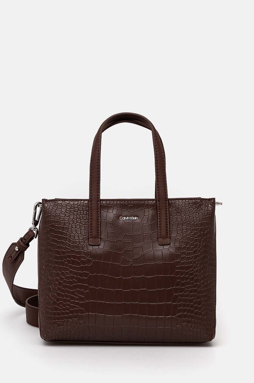 

Чанта Calvin Klein в кафяво K60K612539, Кафяв