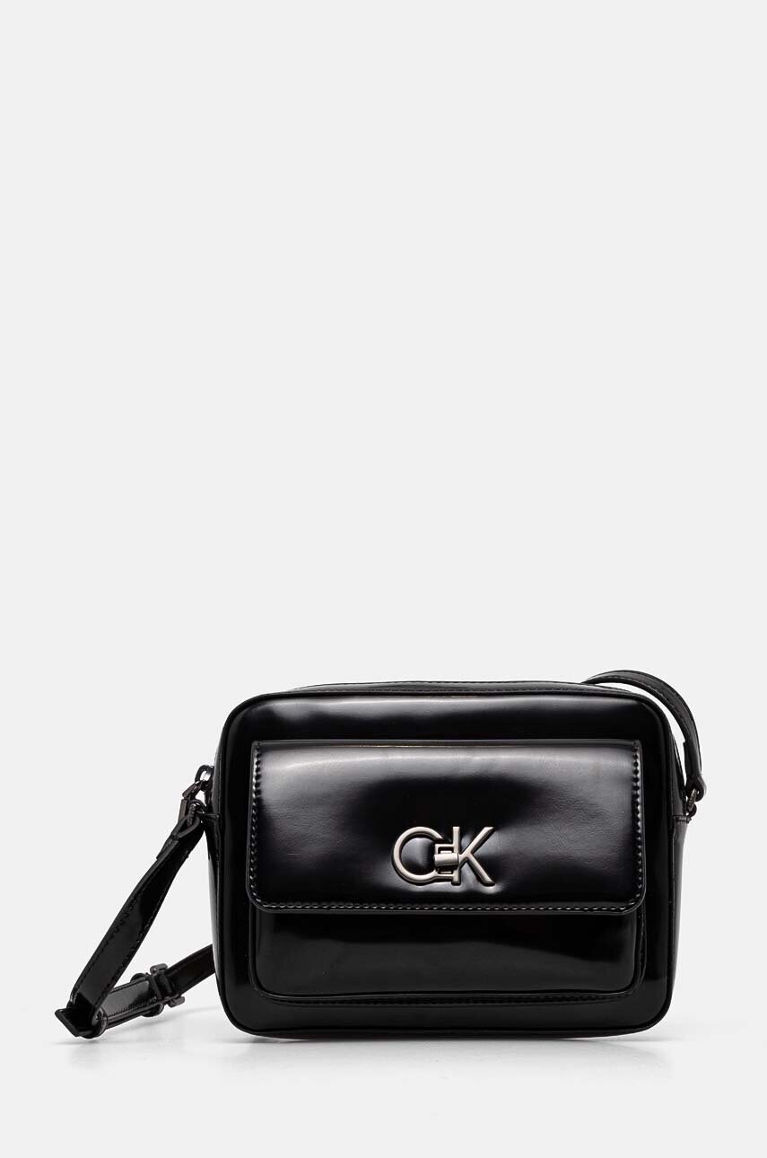 Levně Kabelka Calvin Klein černá barva, K60K612544