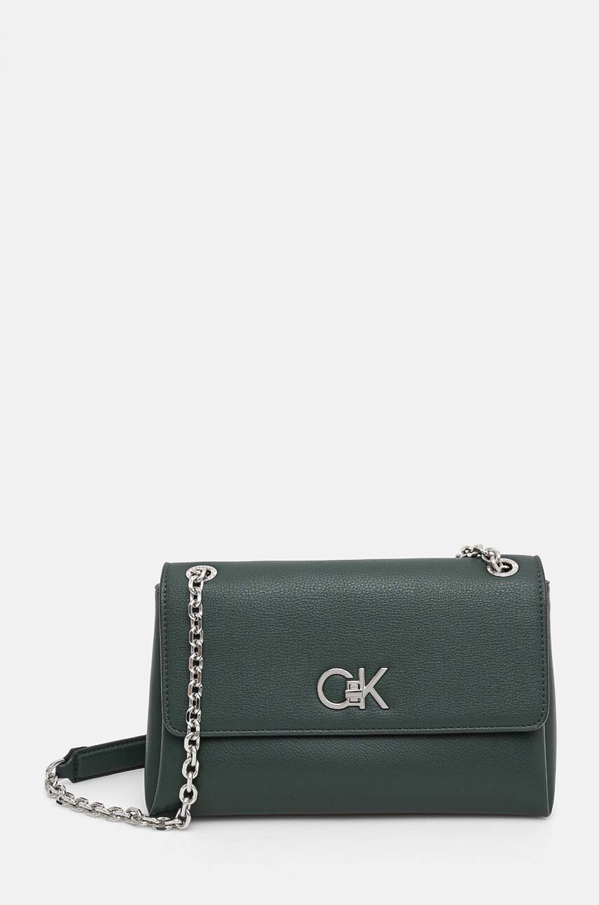 Сумочка Calvin Klein колір зелений K60K612554 