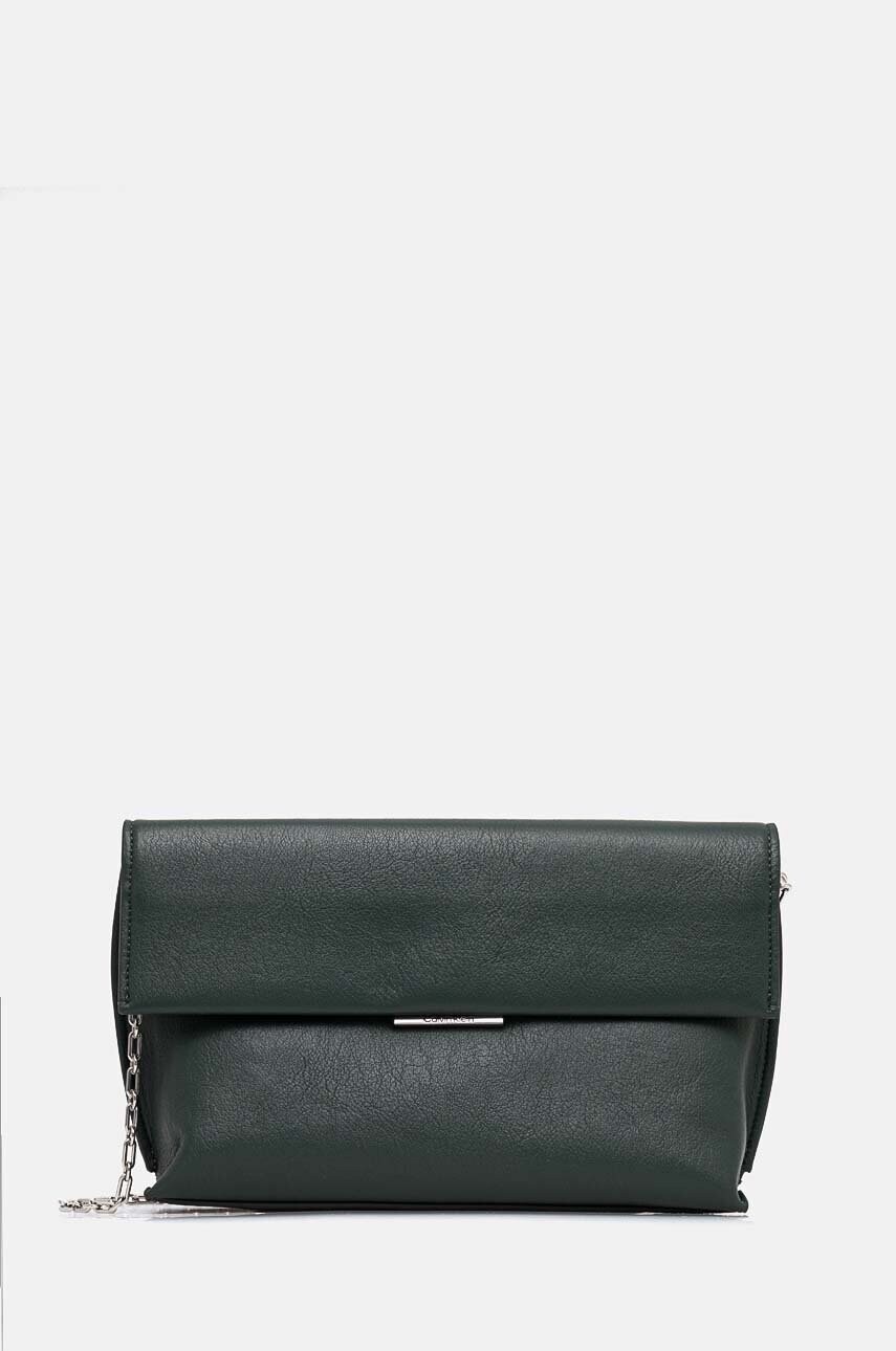 Levně Kabelka Calvin Klein zelená barva, K60K612560