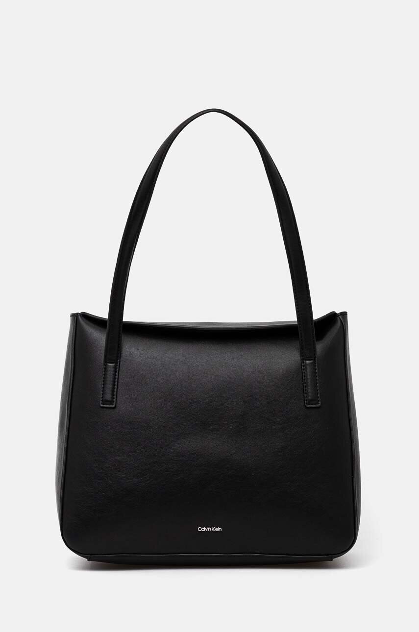 Levně Kabelka Calvin Klein černá barva, K60K612577