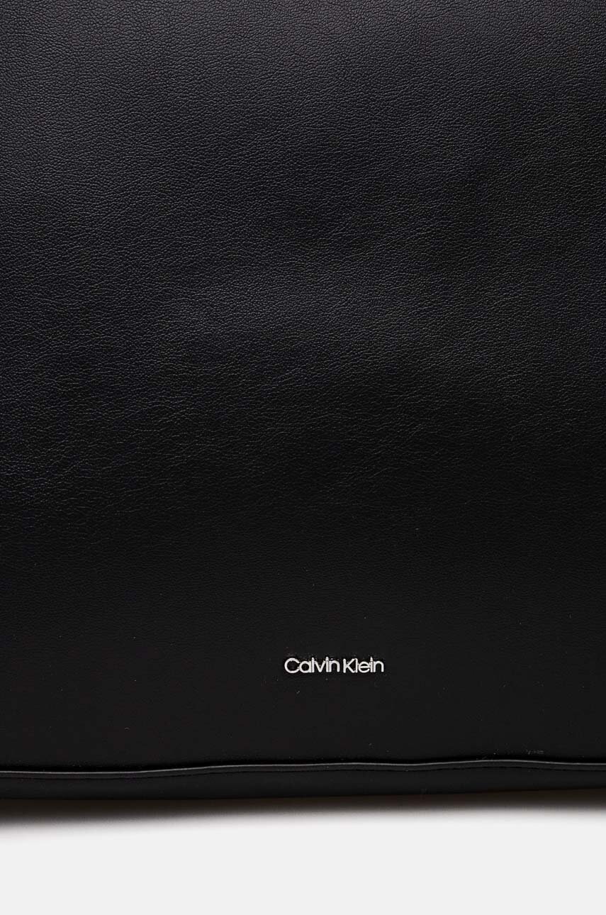 Τσάντα Calvin Klein χρώμα: μαύρο, K60K612577 φωτογραφία