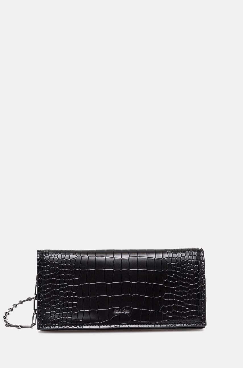 Levně Psaníčko Calvin Klein černá barva, K60K612624