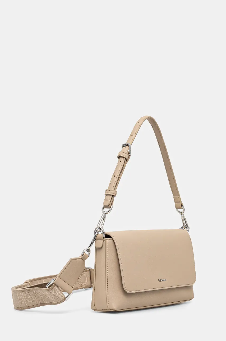 Сумочка Calvin Klein цвет бежевый K60K612902 Сумочка Calvin Klein цвет бежевый K60K612902