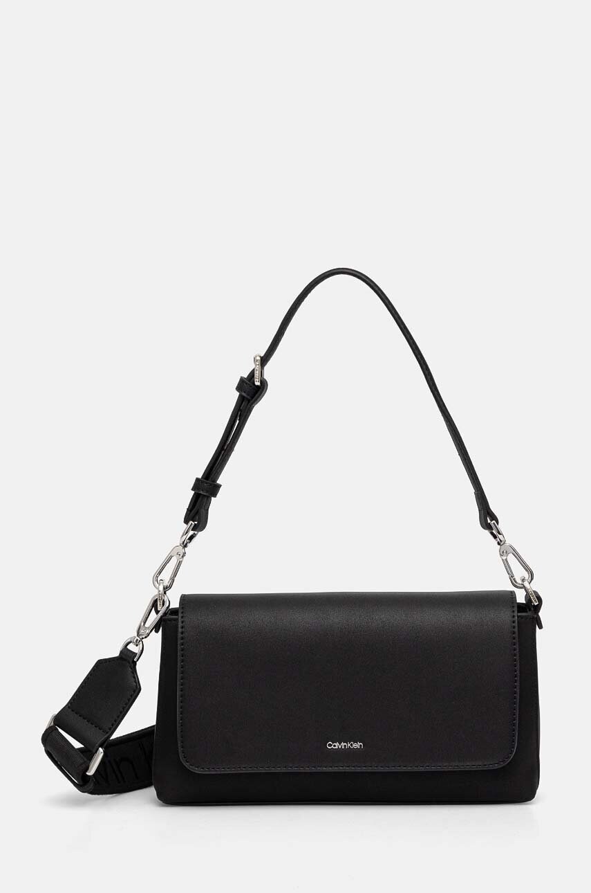 Levně Kabelka Calvin Klein černá barva, K60K612902