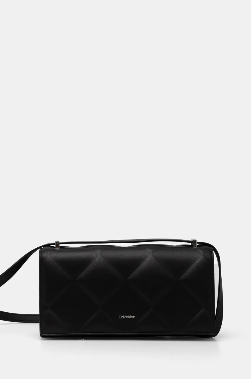 Levně Kabelka Calvin Klein černá barva, K60K612905