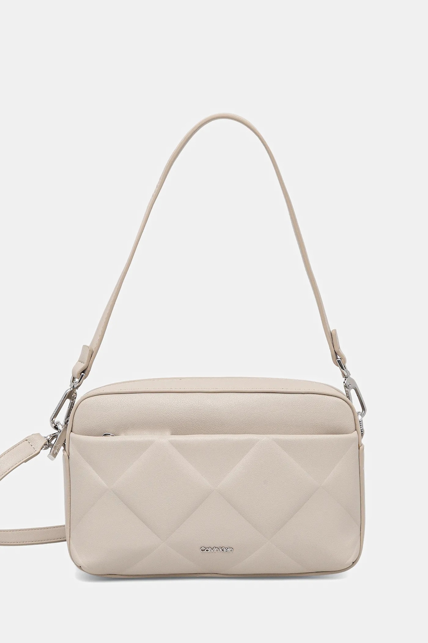 Levně Kabelka Calvin Klein béžová barva, K60K612907