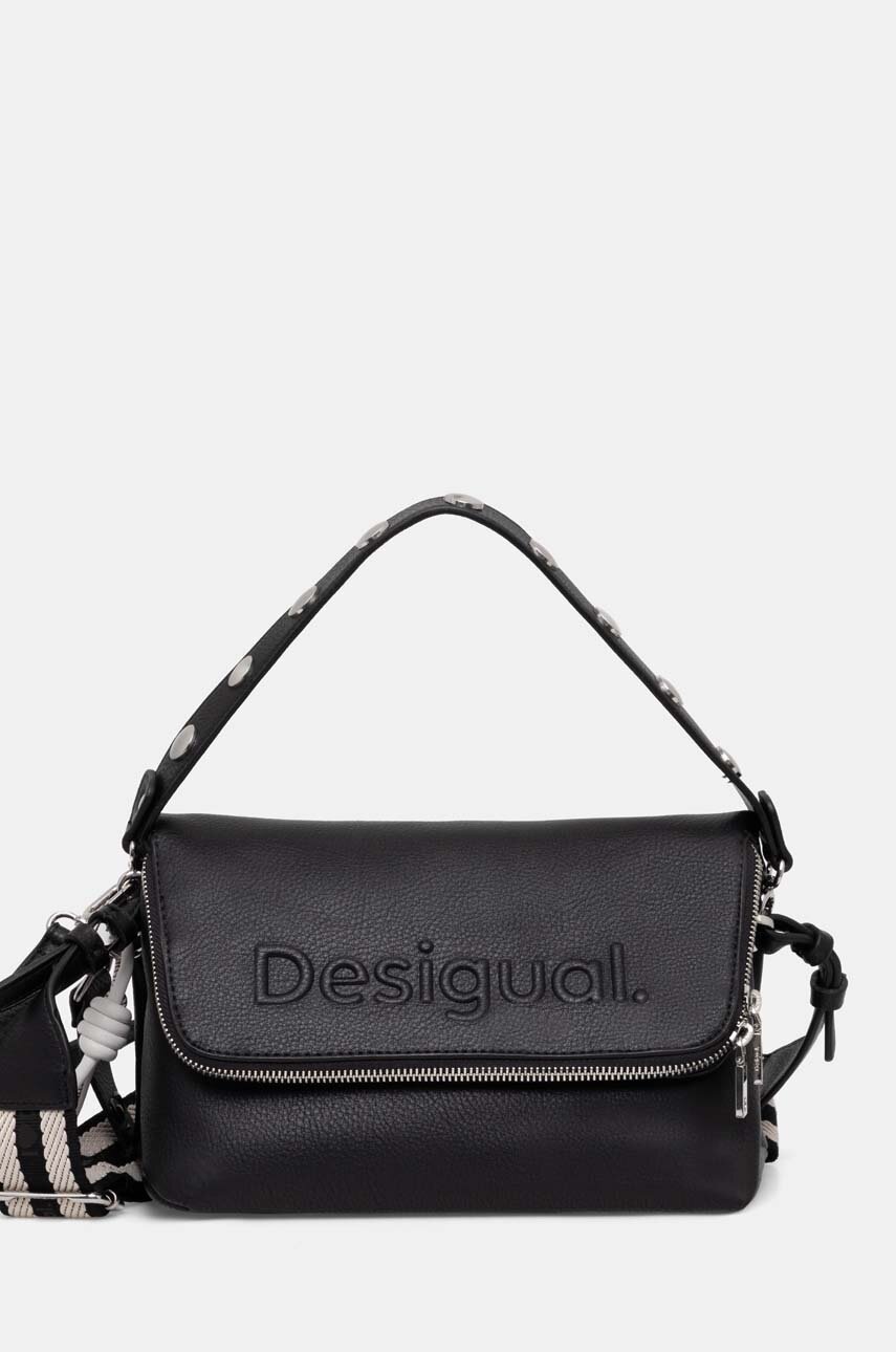 

Чанта Desigual HALF LOGO VENECIA 3.0 в черно 24WAXP42, Черен
