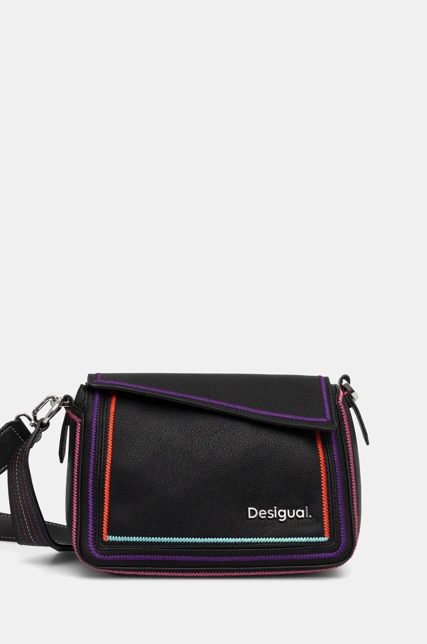

Чанта Desigual CLEO BLACK PHUKET MIN в черно 24WAXPAI, Черен