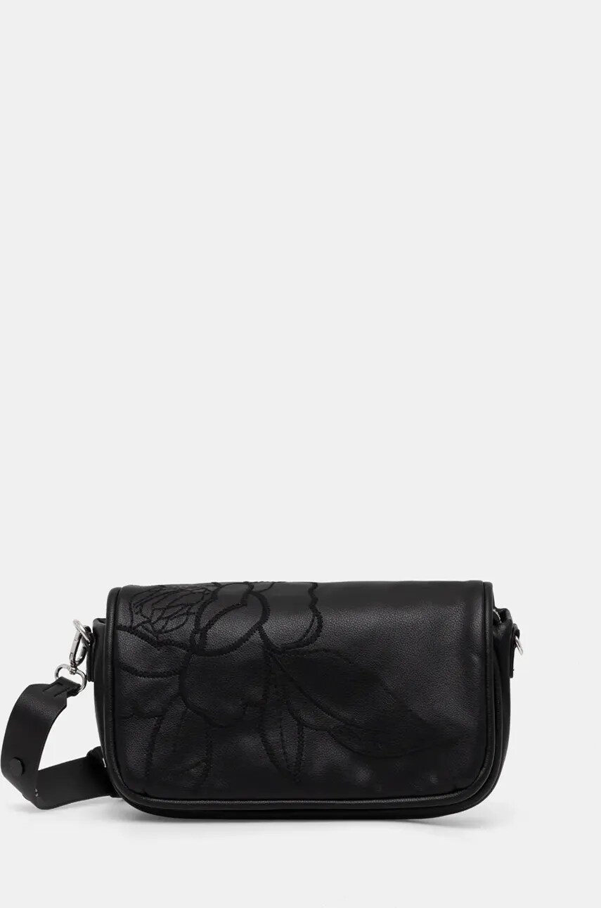 Desigual poseta KELLER GALES LONG culoarea negru, 24WAXP17