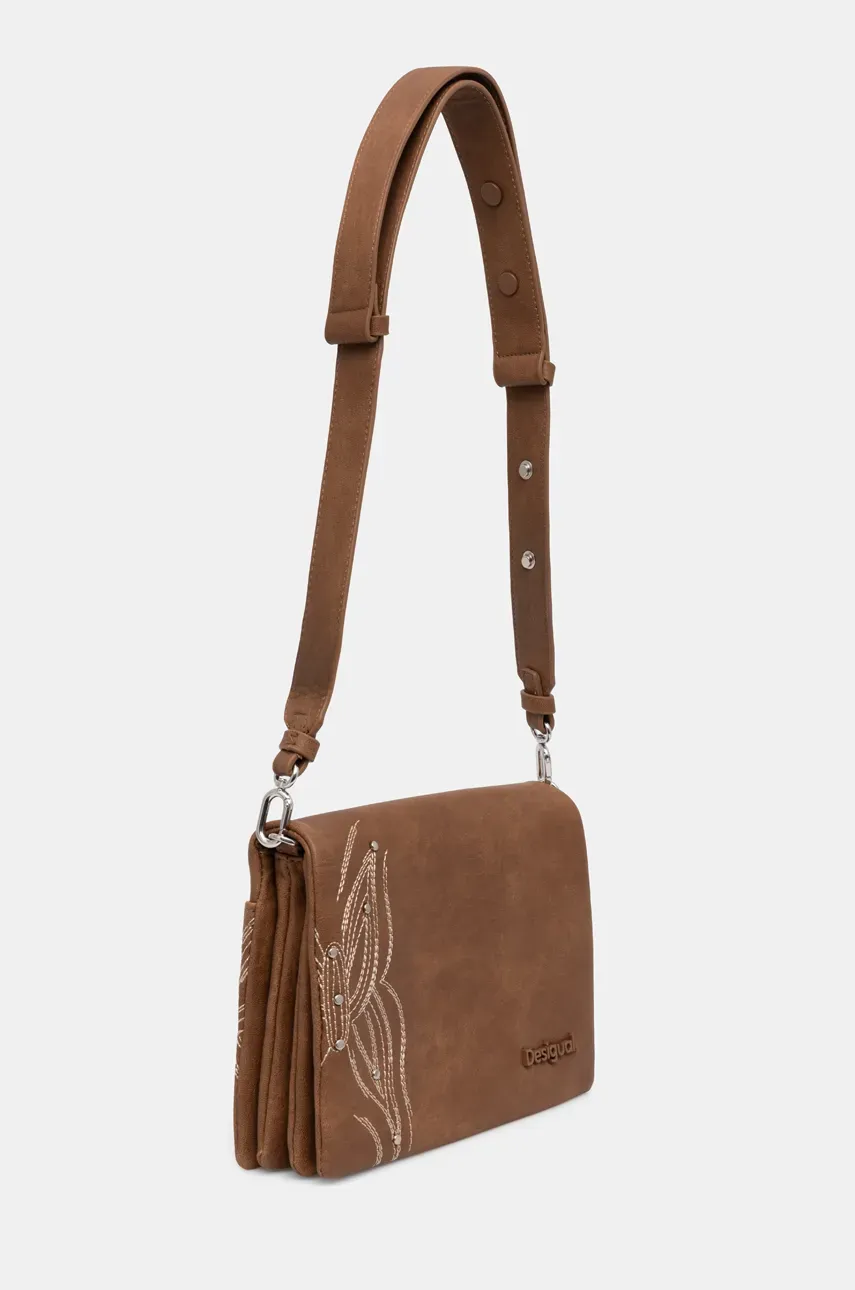 Сумочка Desigual REPRISE GOODALL SAND цвет коричневый 24WAXPAK Сумочка Desigual REPRISE GOODALL SAND цвет коричневый 24WAXPAK