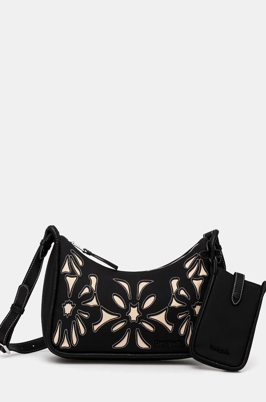 Desigual poseta SYBILLA NEW MEDLEY culoarea negru, 24WAXP73