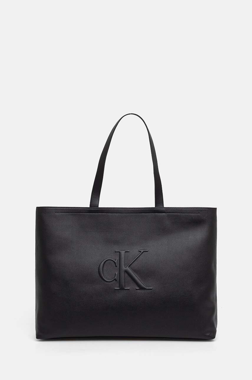 

Чанта Calvin Klein Jeans в черно K60K612724, Черен