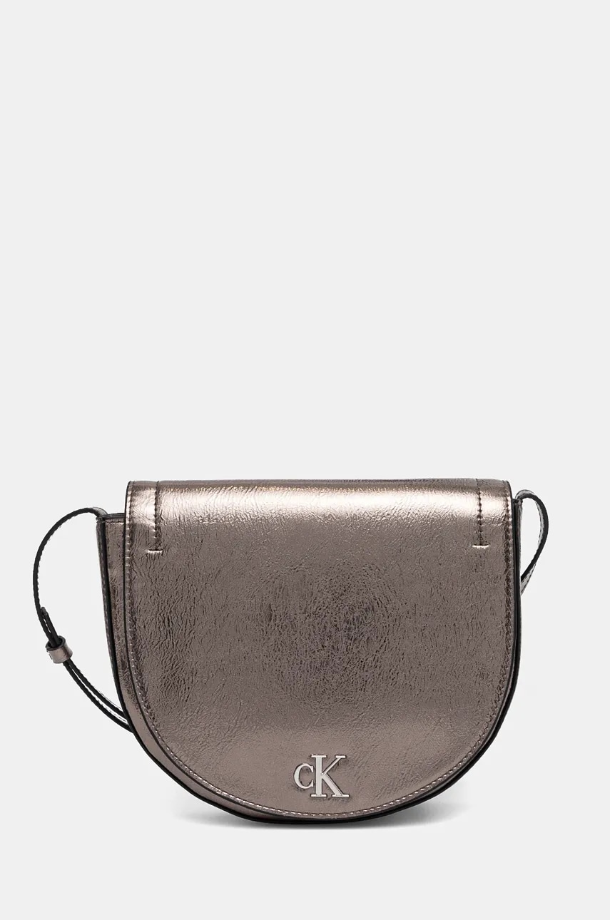Levně Kabelka Calvin Klein Jeans stříbrná barva, K60K612730