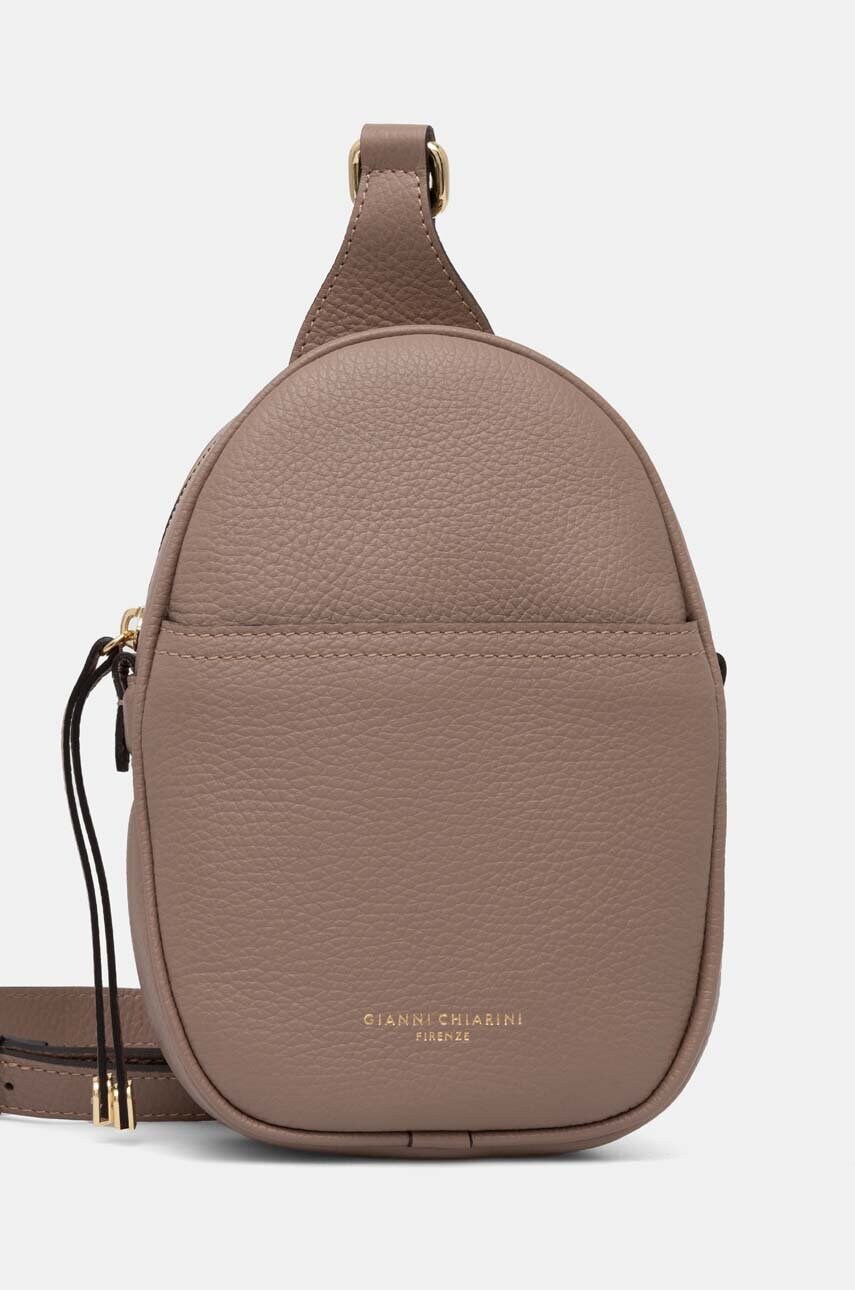Gianni Chiarini borseta de piele NINA culoarea bej, MP 11181 GRN