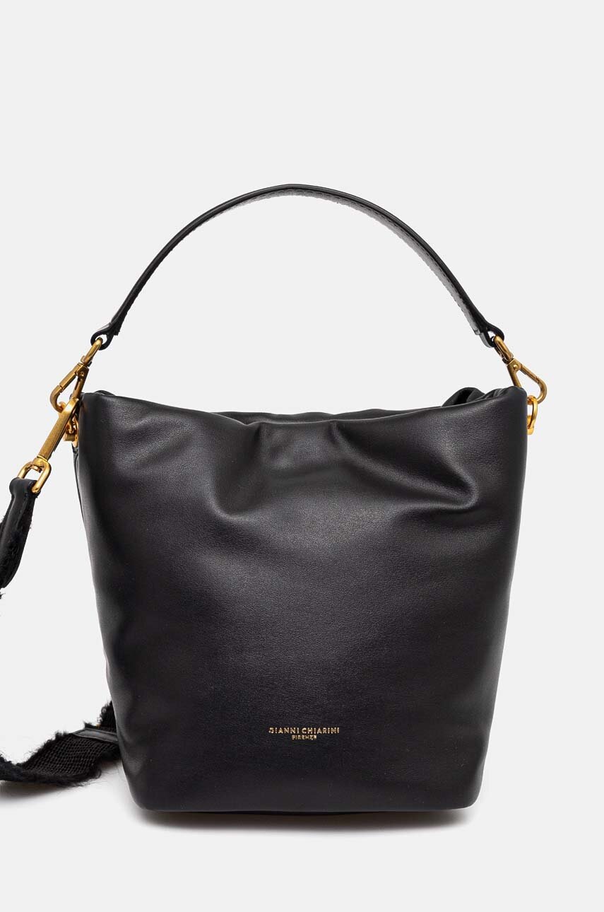 

Кожена чанта Gianni Chiarini MIREA в черно BS 11210 FOUCLD-NA, Черен