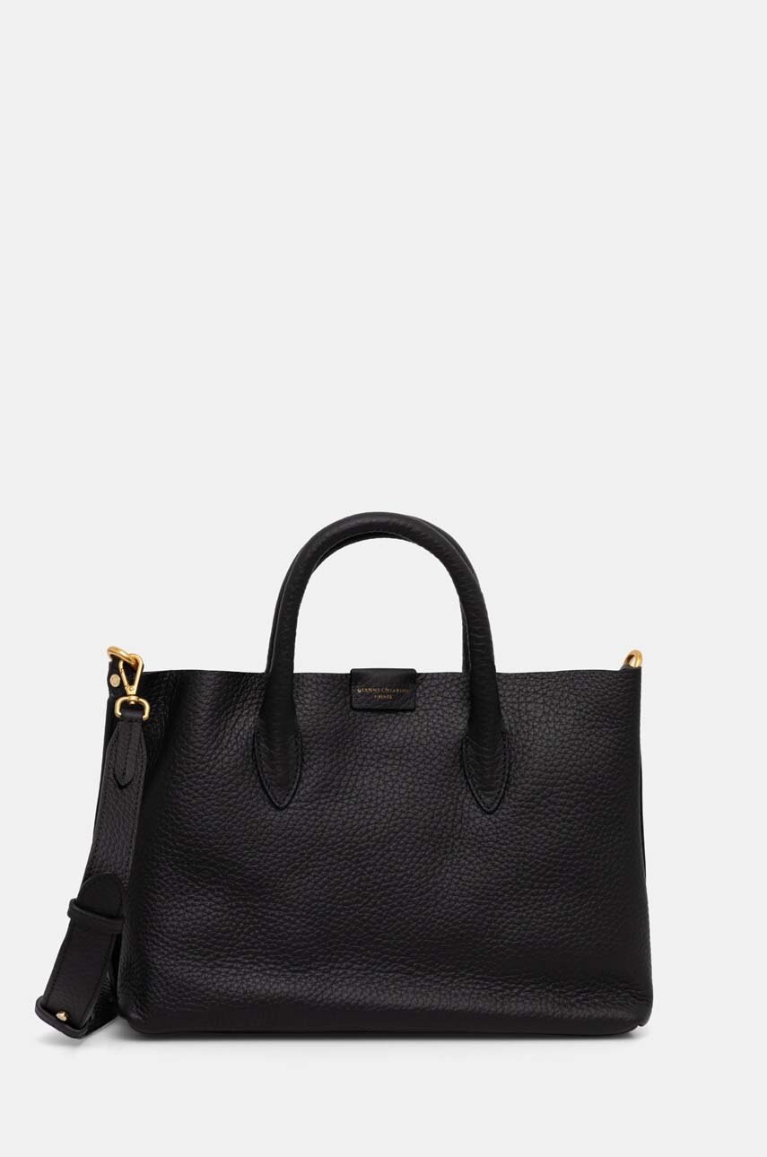 

Кожена чанта Gianni Chiarini ARETHA в черно BS 10882 RNGDBL, Черен