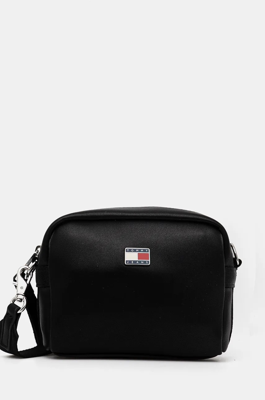 Levně Kabelka Tommy Jeans černá barva, AW0AW16505