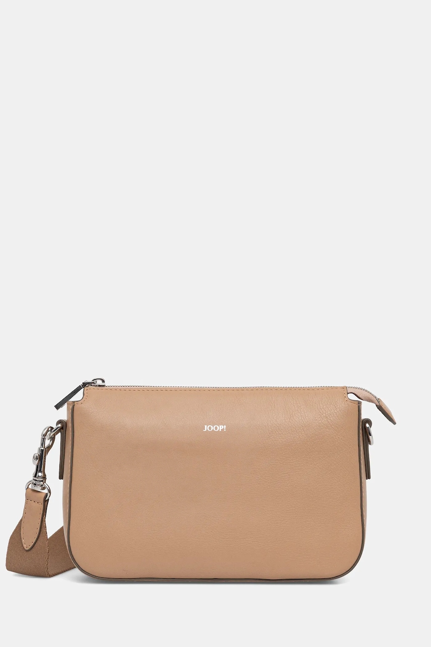 Joop! poșetă de piele culoarea maro, 4140005976