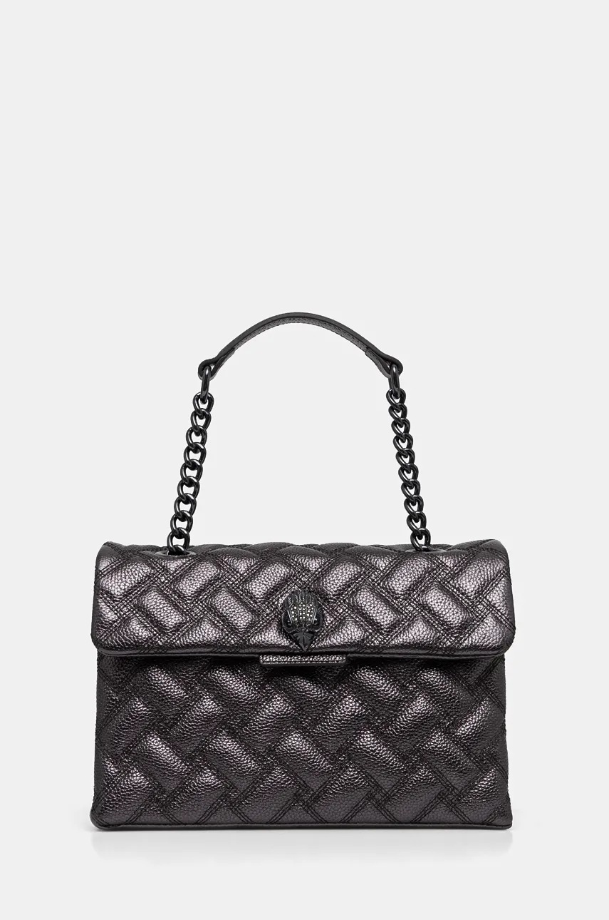 

Кожена чанта Kurt Geiger London KENSINGTON в сребристо 9986964109, Сребърен
