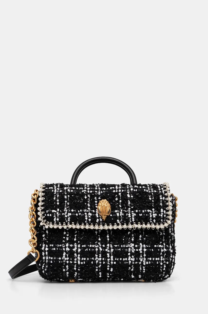 

Чанта Kurt Geiger London FABRIC KENSINGTON в черно 3578201609, Черен