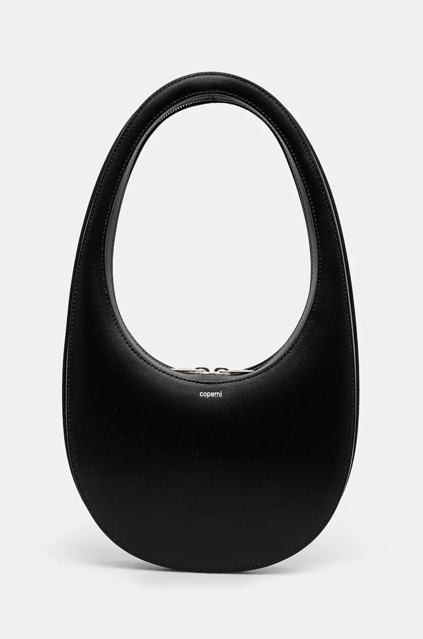 Coperni poșetă de piele Swipe Bag culoarea negru, COPBA01405