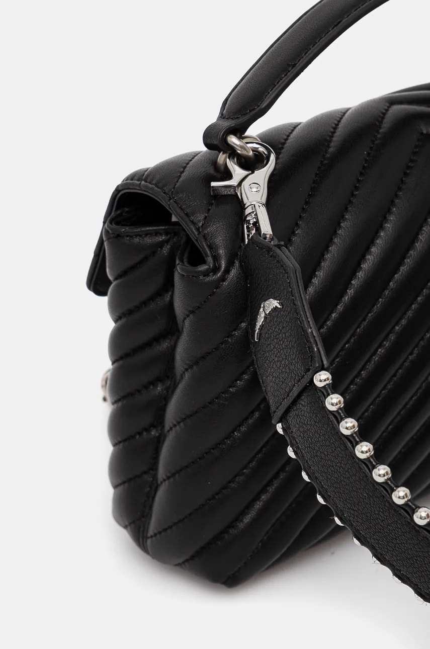Кожаный ремень для сумки ZADIG&VOLTAIRE цвет чёрный LWOG00003 Кожаный ремень для сумки ZADIG&VOLTAIRE цвет чёрный LWOG00003